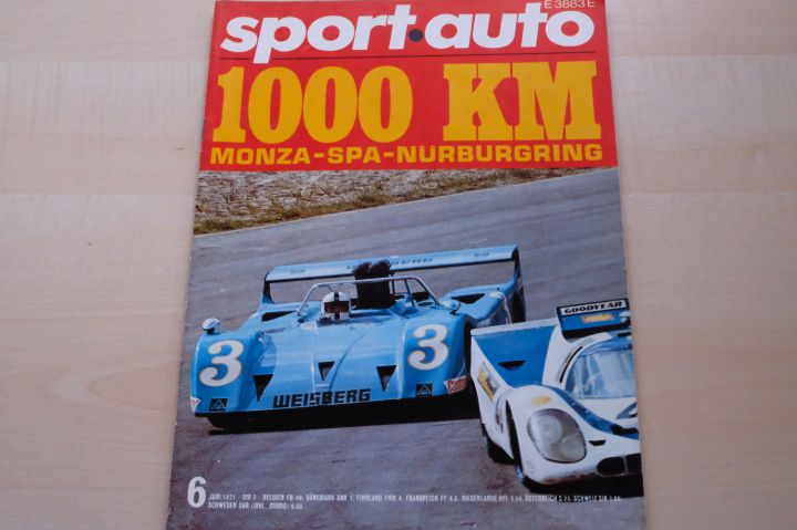 Deckblatt Sport Auto (06/1971)